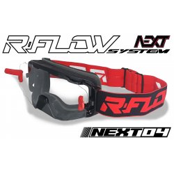 Masque R-FLOW NEXT 04 Noir / Rouge - Full pack