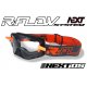 Masque R-FLOW NEXT 05 Noir / Orange - Full pack 