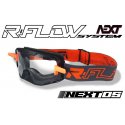 Masque R-FLOW NEXT 05 Noir / Orange - Full pack