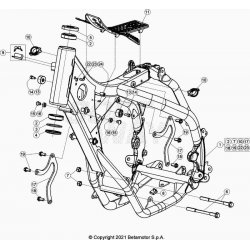 Cadre, chassis BETA 125 RR 2T 2022 