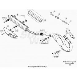 Échappement et silencieux BETA 200 RR 2T 2022 