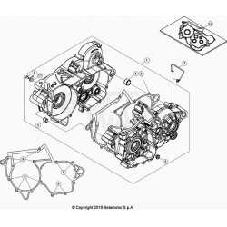 Carter moteur BETA 250 RR 2T 2022 