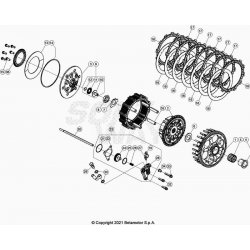 Embrayage et cloche BETA 350 RR 4T 2022 