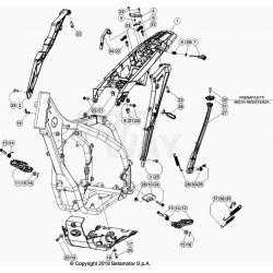 Accessoires de chassis BETA 350 RR 4T 2022 