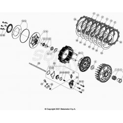 Embrayage et cloche BETA 480 RR 4T 2022 