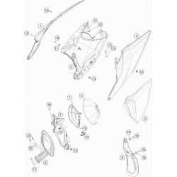 Filtre à air et boîte à air GASGAS 250 EC 2021 