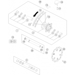 Roue avant GASGAS 250 EC 2021 