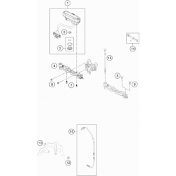 Compteur et cable GASGAS 250 EC 2021 