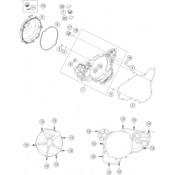 Carter d'embrayage GASGAS 250 EC 2021 