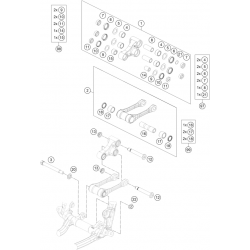 Biellettes suspension GASGAS 300 EC 2T 2021 