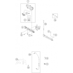 Compteur et cable GASGAS 300 EC 2T 2021 