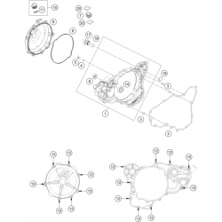 Carter d'embrayage GASGAS 300 EC 2T 2021 