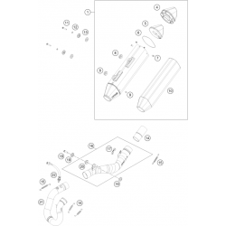 Échappement GASGAS 250 EC-F 4T 2021 