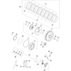 Embrayage GASGAS 250 EC-F 4T 2021 