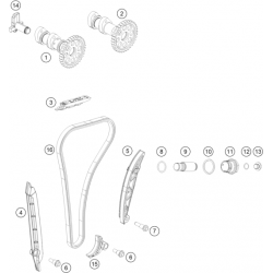 Système de distribution GASGAS 250 EC-F 4T 2021 