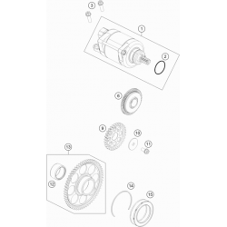 Démarreur électrique GASGAS 250 EC-F 4T 2021 