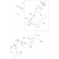 Échappement GASGAS 350 EC-F 4T 2021 