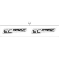 Adhésifs kit déco GASGAS 350 EC-F 4T 2021 