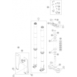 Fourche et Tés GASGAS 125 MC 2T 2021 