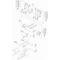 Biellettes suspension GASGAS 125 MC 2T 2021 