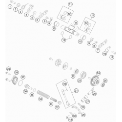 Valves d'échappement GASGAS 125 MC 2T 2021 