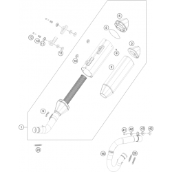 Échappement GASGAS 250 MC-F 4T 2021 