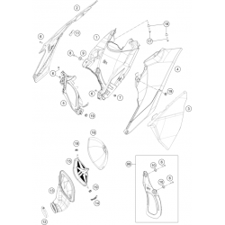 Filtre à air et boîte à air GASGAS 250 MC-F 4T 2021 