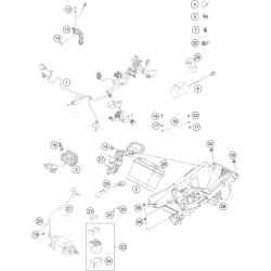 Batterie et faisceau electrique GASGAS 250 MC-F 4T 2021 