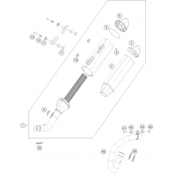 Échappement GASGAS 450 MC-F 4T 2021 