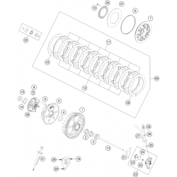 Embrayage GASGAS 450 MC-F 4T 2021 