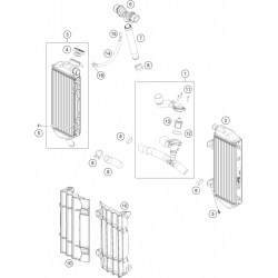 Système de refroidissement GASGAS 250 EC 2022 