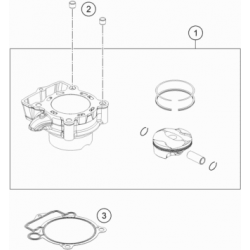 Cylindre GASGAS 250 EC-F 4T 2022 