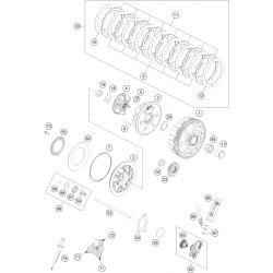 Embrayage GASGAS 250 EC-F 4T 2022 