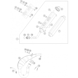 Échappement GASGAS 300 EC 2T 2022 