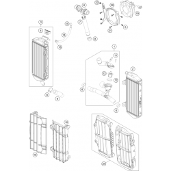 Système de refroidissement GASGAS 300 EC 2T 2022 