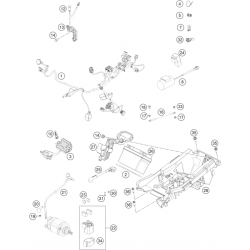 Batterie et faisceau electrique GASGAS 450 MC-F 4T 2022 