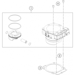 Cylindre GASGAS 450 MC-F 4T 2022 