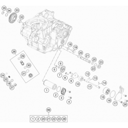 Système de lubrification GASGAS 450 MC-F 4T 2022 