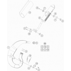 Échappement HUSQVARNA TC 50 2T 2021 