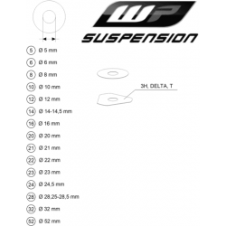 Pièces de réglages de suspensions WP HUSQVARNA TC 50 2T 2021 