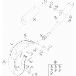 Échappement HUSQVARNA TC 65 2T 2021 