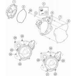 Carter d'embrayage HUSQVARNA TC 65 2T 2021 