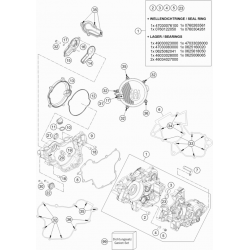 Carters moteur HUSQVARNA TE 85 14/17 2T 2021 