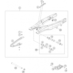 Bras oscillant HUSQVARNA FC 250 4T 2021 