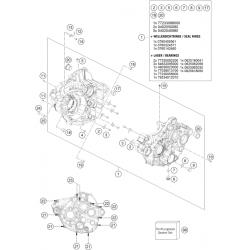 Carters moteur HUSQVARNA FC 250 4T 2021 