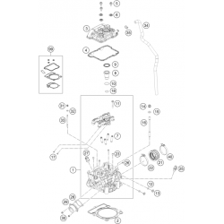 Culasse HUSQVARNA FC 350 4T 2021 