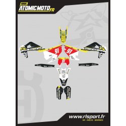 Kit déco replica Team Atomic Moto / Husqvarna - Saison 2021