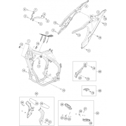 Cadre et boucle arrière HUSQVARNA 150 TEi 2T 2022 