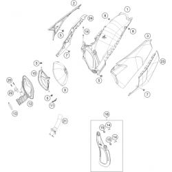 Filtre à air et boîte à air HUSQVARNA 150 TEi 2T 2022 