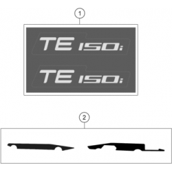 Adhésifs kit déco HUSQVARNA 150 TEi 2T 2022 